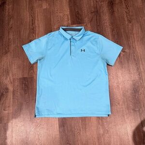 Under Armour Men's Blue Polo Shirt, size 2XL